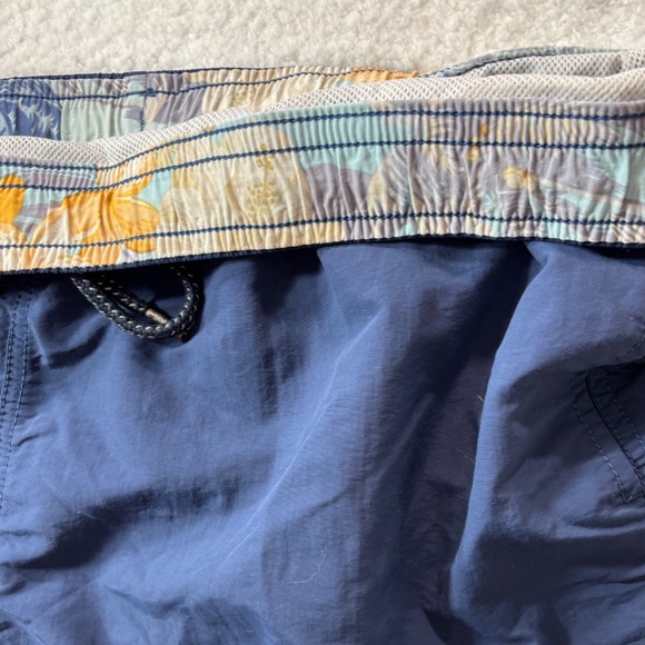 Tommy Bahama Relax Mens Swim Trunks Shorts Blue XL Cargo Pocket Drawstring - Picture 11 of 11